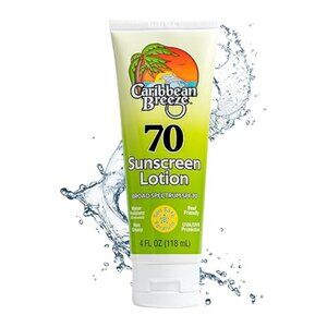 Reef Friendly Sunscreen SPF 70 Lotion, Mango Lime Scent 4 oz (120 ml)